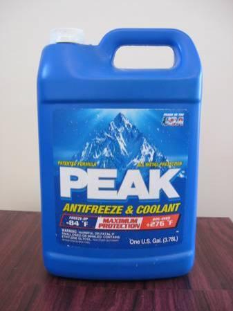 PEAK Antifreeze and Coolant One Gallon - Protects to Minus 84 Degrees