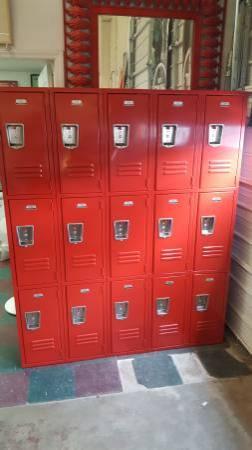 15 Lockers Office, Gym, School type lockers 6 ft x 5 ft x 1 Excellent.jpg